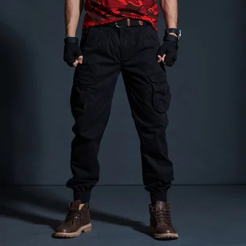 Men's High-Quality Tactical Camouflage Cargo Pants with Multi-Pockets