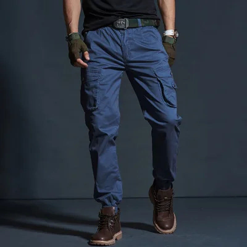 Men's High-Quality Tactical Camouflage Cargo Pants with Multi-Pockets