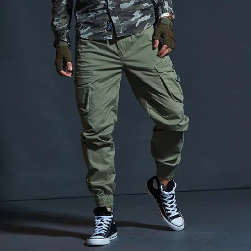 Men's High-Quality Tactical Camouflage Cargo Pants with Multi-Pockets