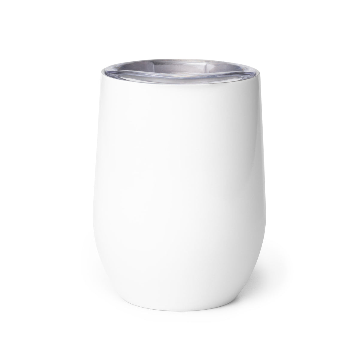 Office Meme Wine Tumbler, back view, with "Dead inside, but fully patched" print